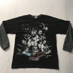 2008 WWE ECW Raw Smackdown T Shirt medium, John Cena wrestling